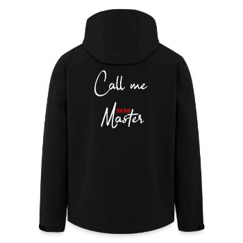 Master's Degree Graduation 2026 - Men’s Recycled Softshell Jacket by Stanley/Stella - black - Back - AI Model Male 185 light (185cm)