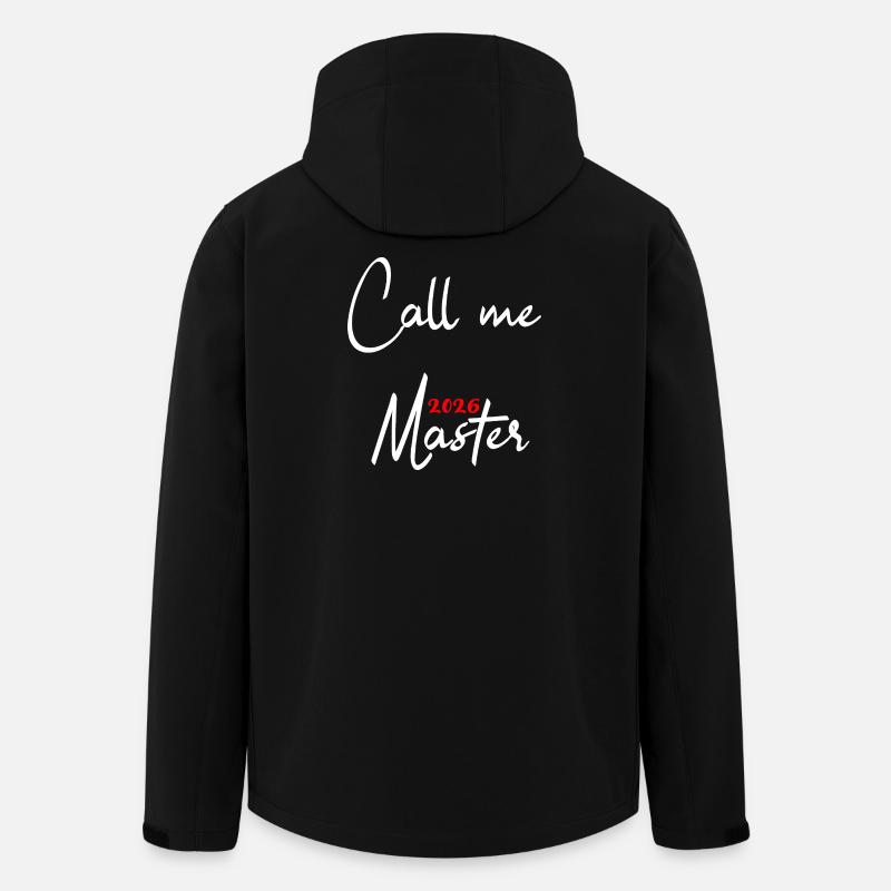 Diplôme de Master 2026 - Veste softshell homme en polyester recyclé Stanley/Stella - noir