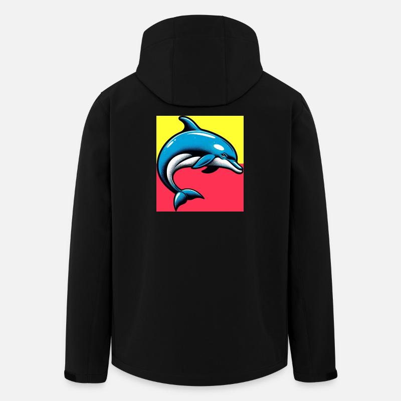 dauphin - Veste softshell homme en polyester recyclé Stanley/Stella - noir