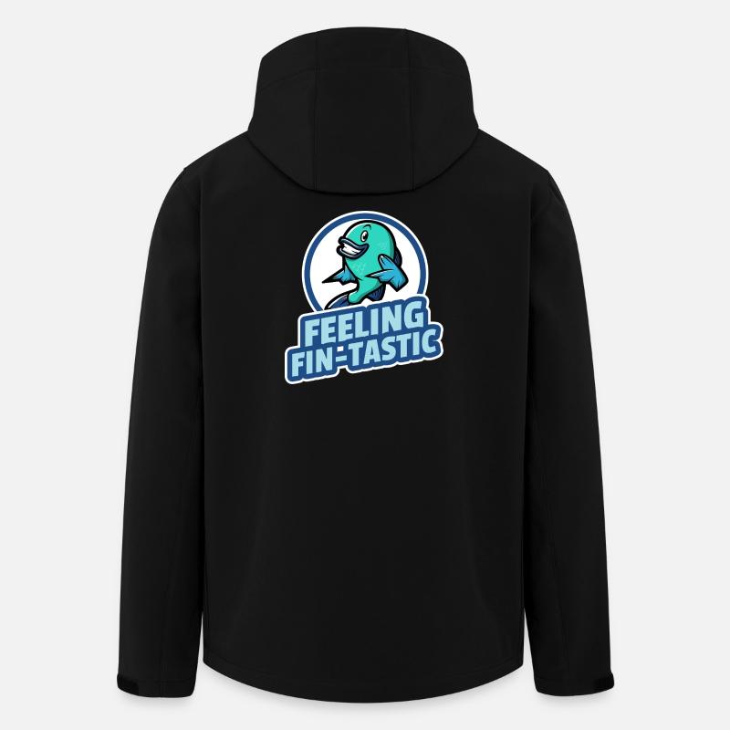Fin-tastisch fühlen - Recycelte Männer Softshell-Jacke von Stanley/Stella - Schwarz