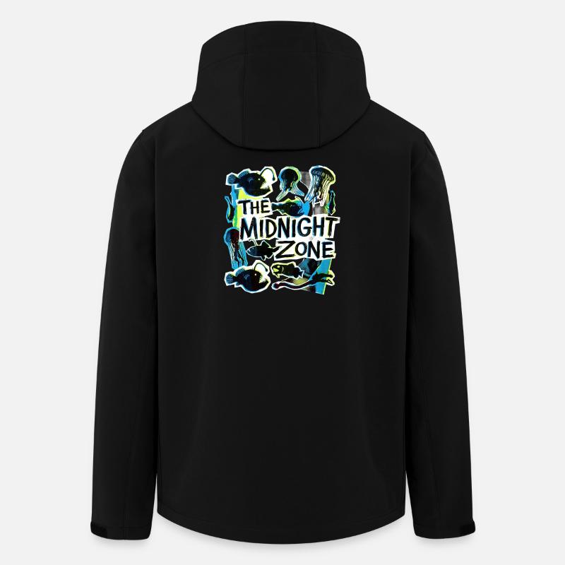 The Midnight Plastic Zone - Men’s Recycled Softshell Jacket by Stanley/Stella - black