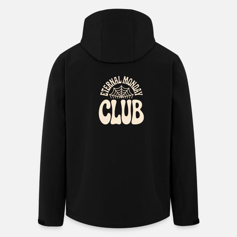 Club de la Lune Éternelle - Veste softshell homme en polyester recyclé Stanley/Stella - noir