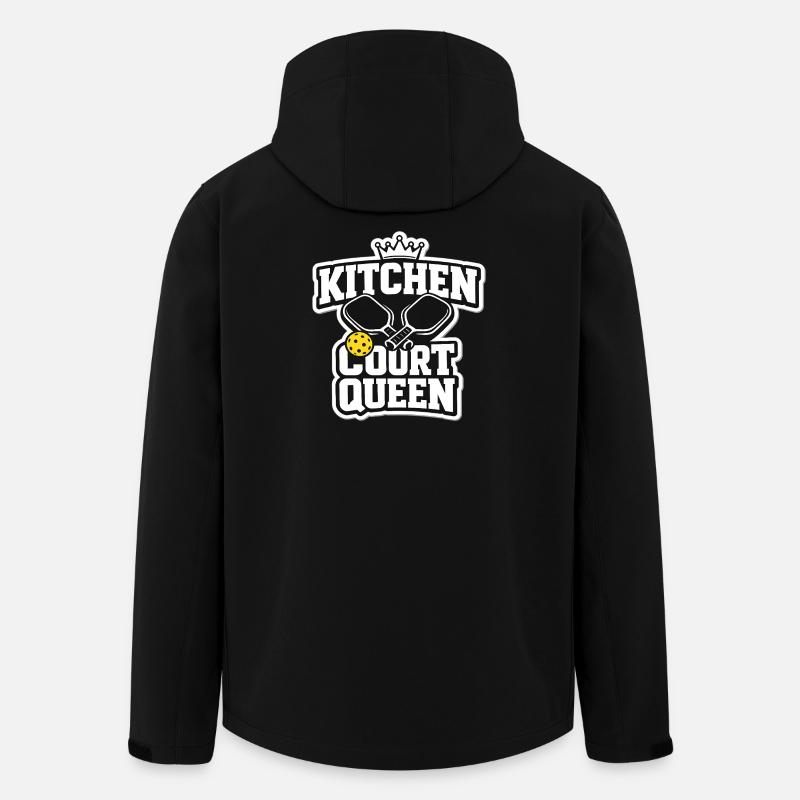 Küchen Court Queen - Recycelte Männer Softshell-Jacke von Stanley/Stella - Schwarz