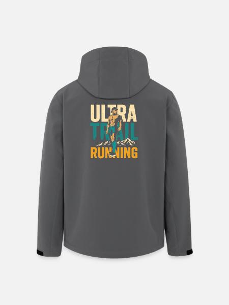 Ultra Trail Running - Veste softshell homme en polyester recyclé Stanley/Stella - noir