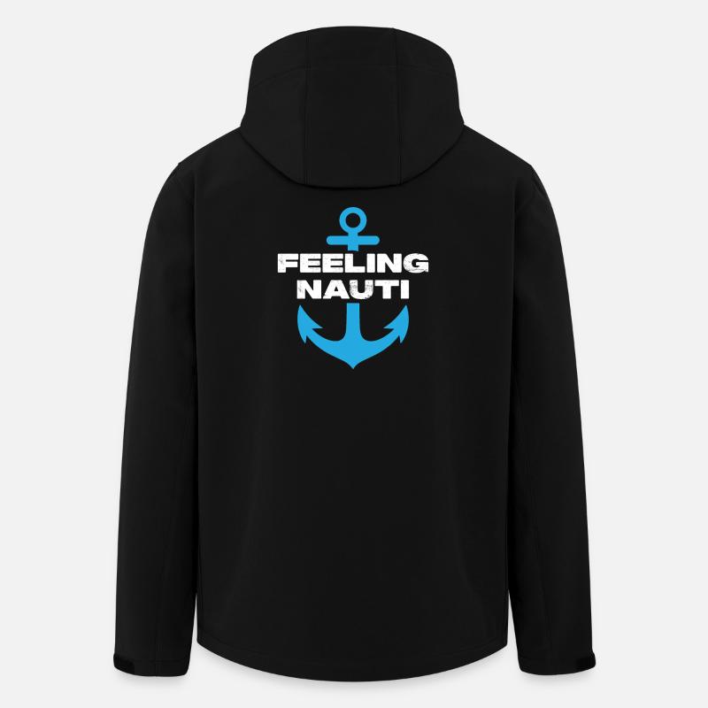 Feeling Nauti - Men’s Recycled Softshell Jacket by Stanley/Stella - black