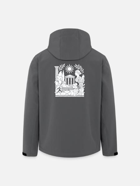 Ancient Greek Mythology - Men’s Recycled Softshell Jacket by Stanley/Stella - black