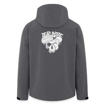 Crâne avec dessin de cheveux graffiti - Veste softshell homme en polyester recyclé Stanley/Stella - noir - Dos - AI Model Male 185 light (185cm)