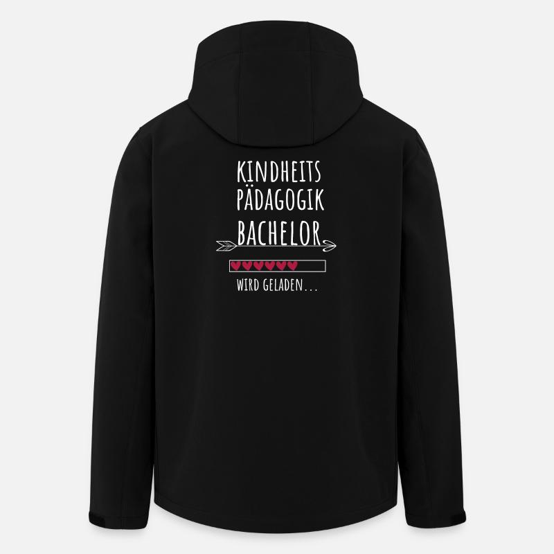 Kindheitspädagogik Bachelor Studium Geschenk - Recycelte Männer Softshell-Jacke von Stanley/Stella - Schwarz