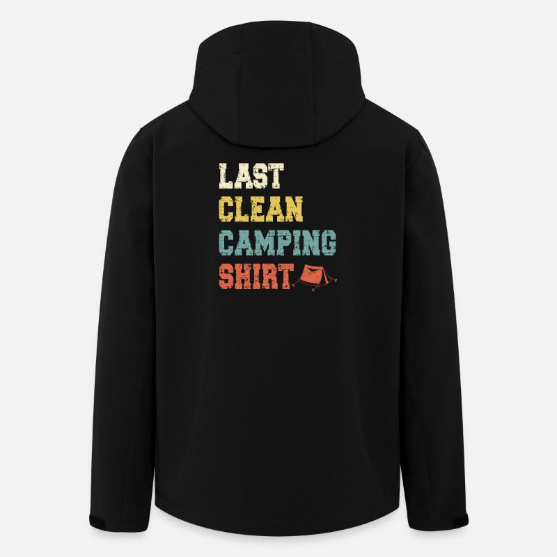 Camping Campen - Recycelte Männer Softshell-Jacke von Stanley/Stella - Schwarz