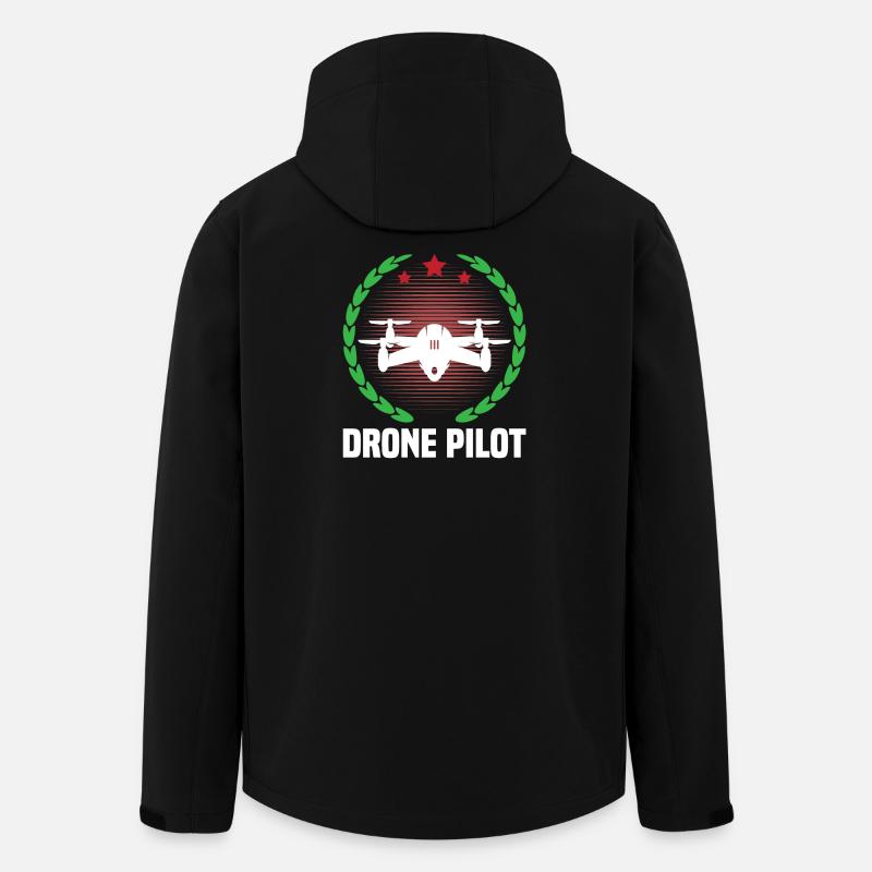 Drone Pilot - Men’s Recycled Softshell Jacket by Stanley/Stella - black