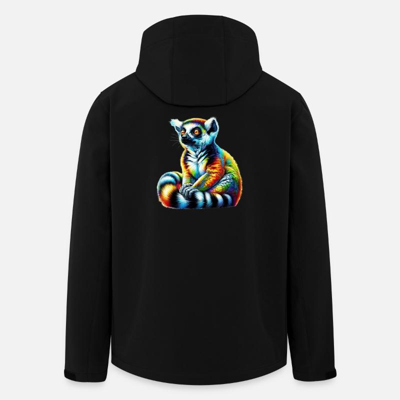 Lemur - Recycelte Männer Softshell-Jacke von Stanley/Stella - Schwarz