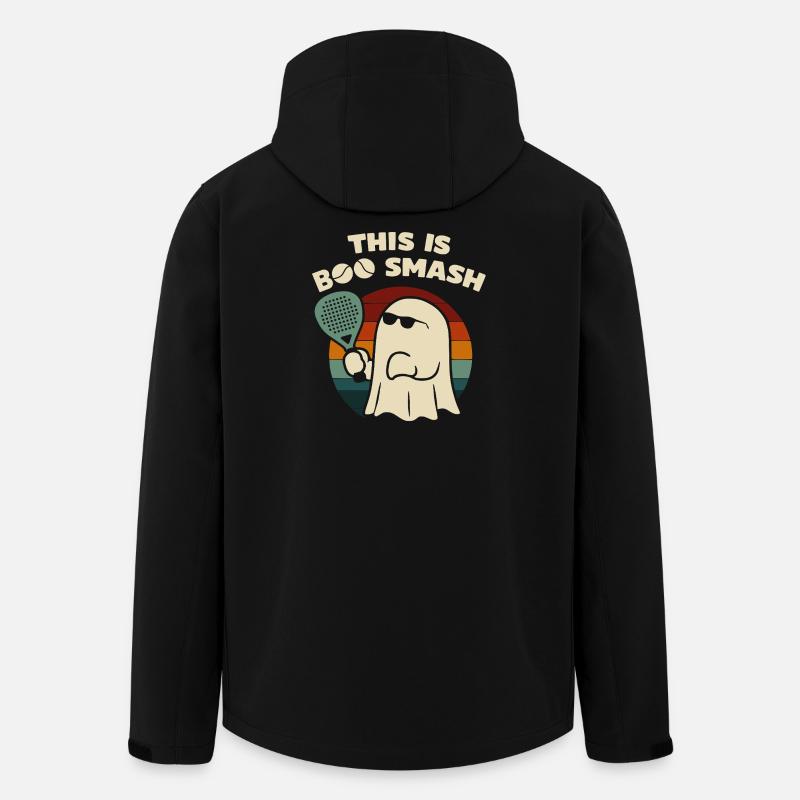 Fun Padel – C’est Boo Smash - Veste softshell homme en polyester recyclé Stanley/Stella - noir