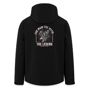 2008 L’Homme Le Mythe La Légende Édition Limitée - Veste softshell homme en polyester recyclé Stanley/Stella - noir - Dos - AI Model Male 185 light (185cm)