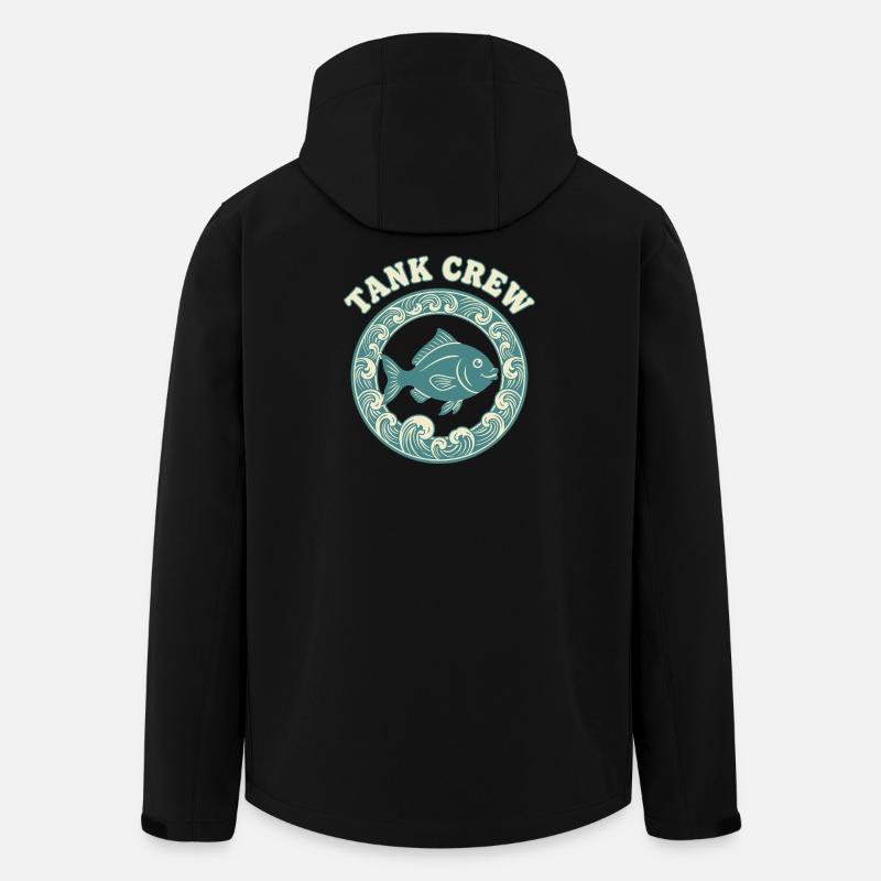 Équipage du char - Veste softshell homme en polyester recyclé Stanley/Stella - noir