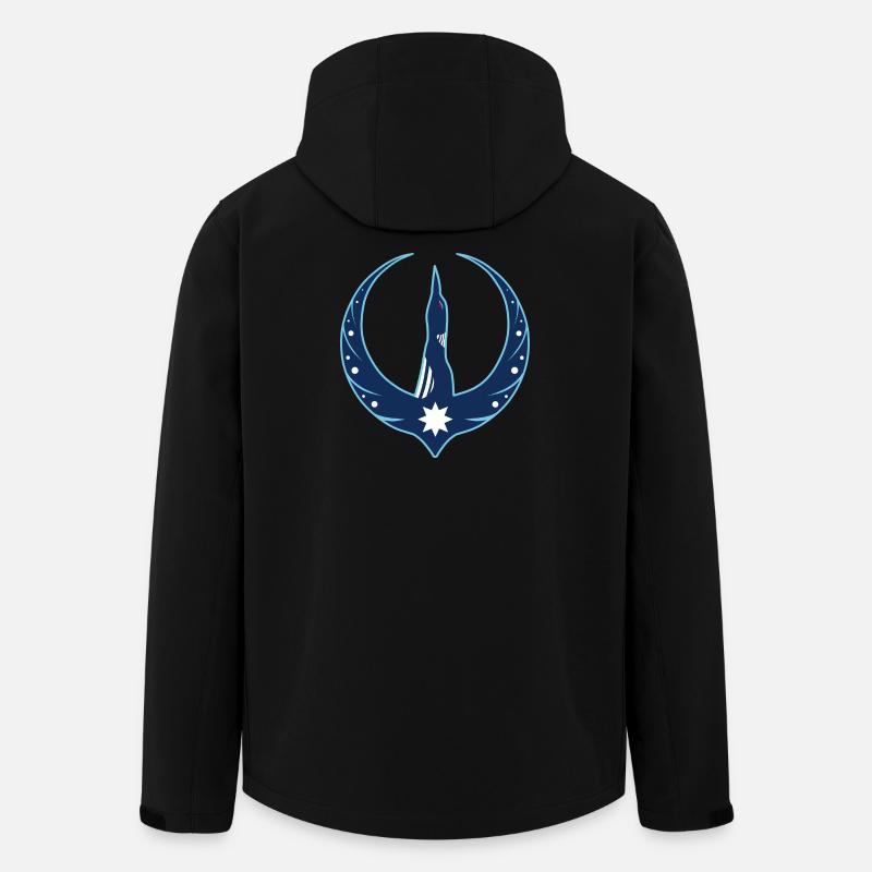Minnesota Rebellion Eistaucher - Recycelte Männer Softshell-Jacke von Stanley/Stella - Schwarz
