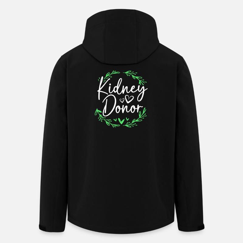 Organspende Transplantation Nierenspender - Recycelte Männer Softshell-Jacke von Stanley/Stella - Schwarz