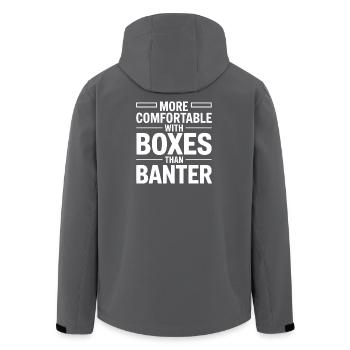 Plus à l’aise avec les boîtes - Veste softshell homme en polyester recyclé Stanley/Stella - noir - Dos - AI Model Male 185 light (185cm)