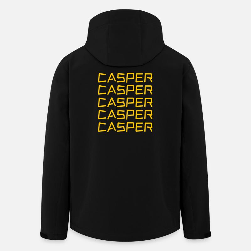 Junge Casper - Recycelte Männer Softshell-Jacke von Stanley/Stella - Schwarz