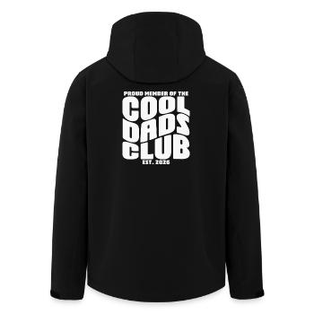 Cool Dads Club - Papa 2026 Vatertag Geschenk - Recycelte Männer Softshell-Jacke von Stanley/Stella - Schwarz - Hinten - AI Model Male 185 light (185cm)