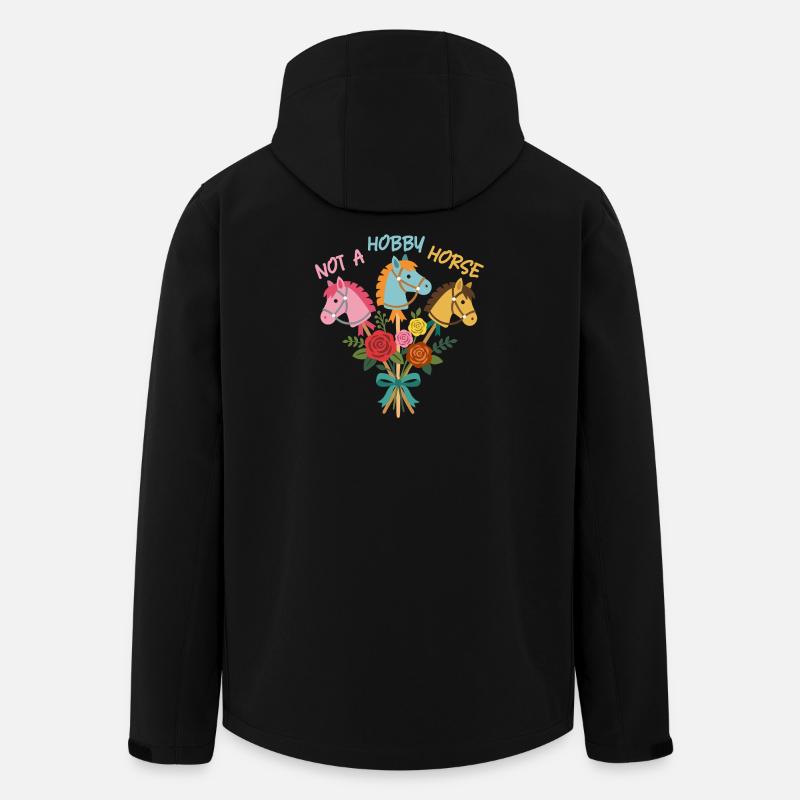 Bouquet de cavalerie pour loisirs - Veste softshell homme en polyester recyclé Stanley/Stella - noir