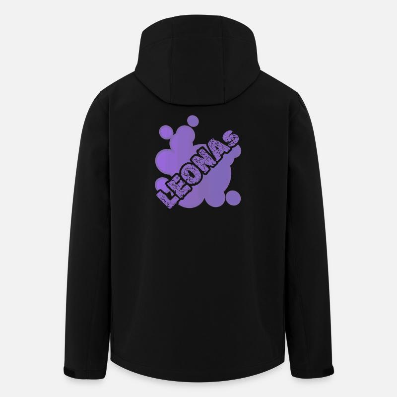 Leonas als Tier - Recycelte Männer Softshell-Jacke von Stanley/Stella - Schwarz