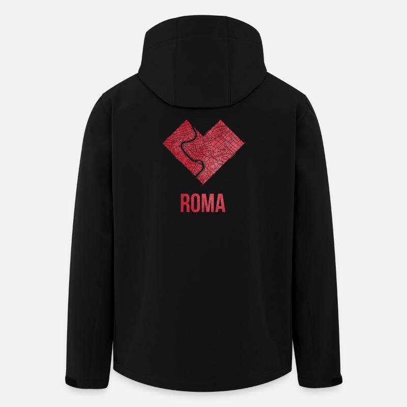 Roma - Recycelte Männer Softshell-Jacke von Stanley/Stella - Schwarz