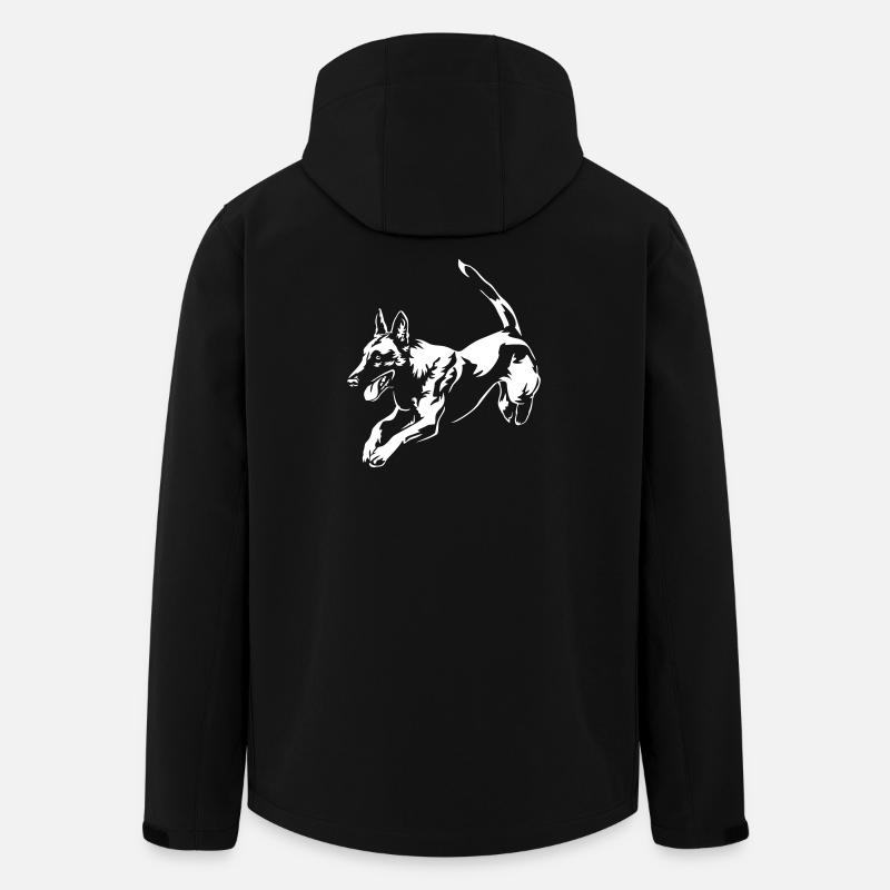 Malinois "Black Edition" - Men’s Recycled Softshell Jacket by Stanley/Stella - black