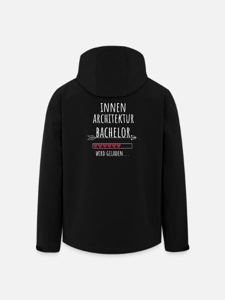 Innenarchitektur Bachelor Studium Geschenk - Recycelte Männer Softshell-Jacke von Stanley/Stella - Schwarz