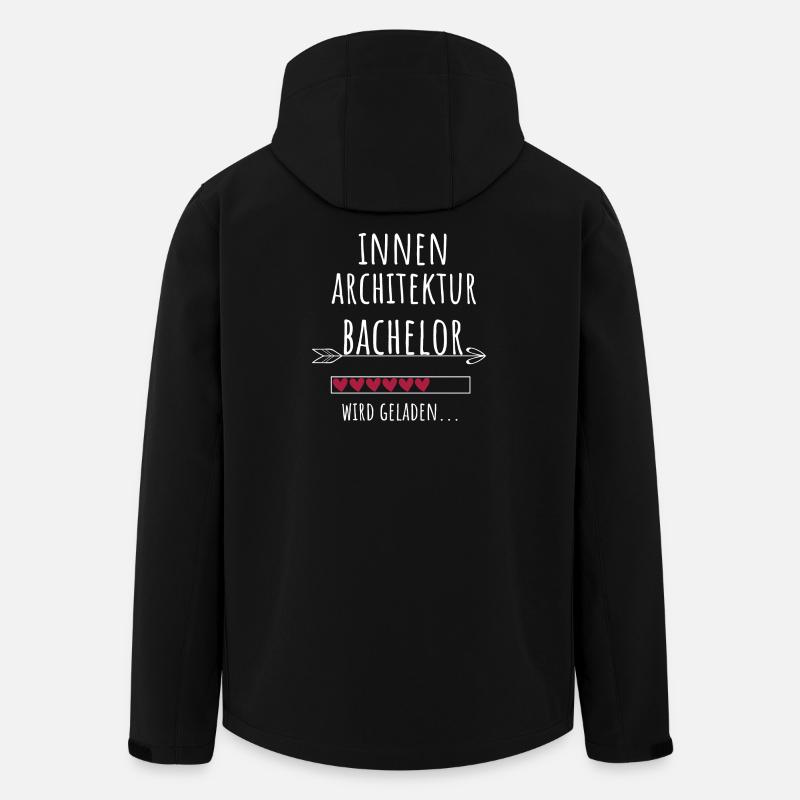 Innenarchitektur Bachelor Studium Geschenk - Recycelte Männer Softshell-Jacke von Stanley/Stella - Schwarz