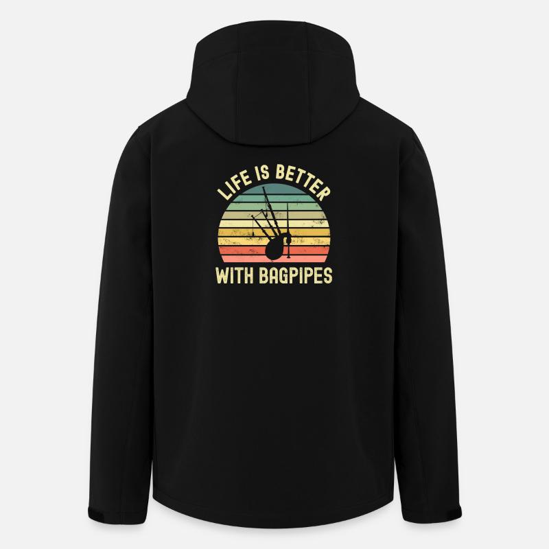 Cornemuse - Veste softshell homme en polyester recyclé Stanley/Stella - noir