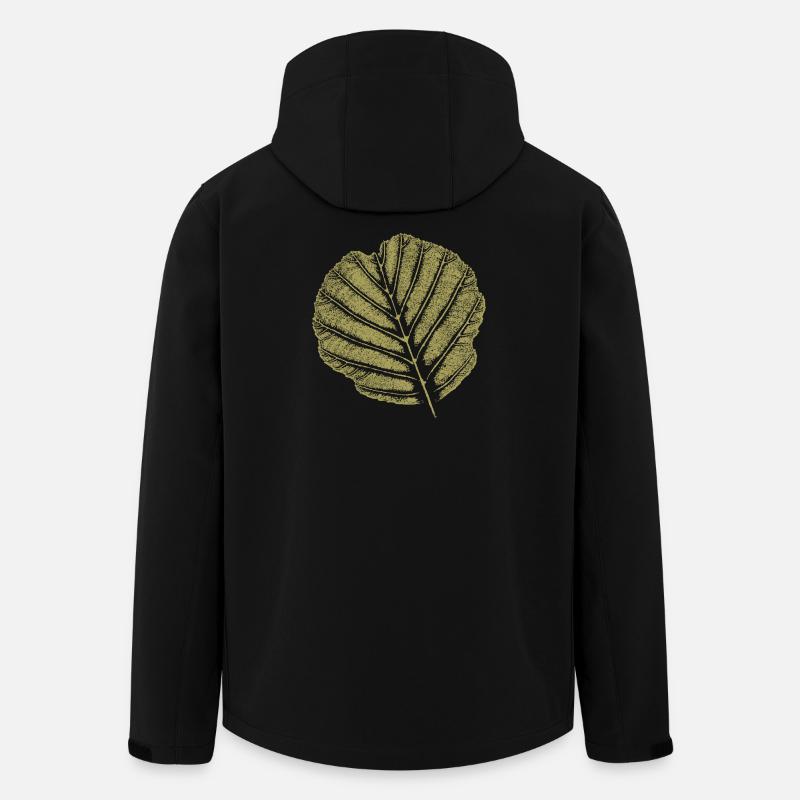 Aulne à feuilles / KHAKI - Veste softshell homme en polyester recyclé Stanley/Stella - noir