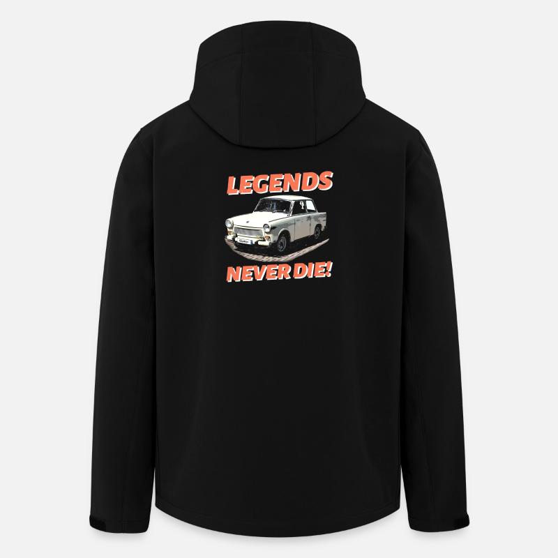 Legends never die - Men’s Recycled Softshell Jacket by Stanley/Stella - black