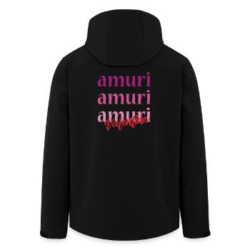 T-Shirt Amuri Sizilianische Liebe Valentinstag - Recycelte Männer Softshell-Jacke von Stanley/Stella - Schwarz - Hinten - AI Model Male 185 light (185cm)