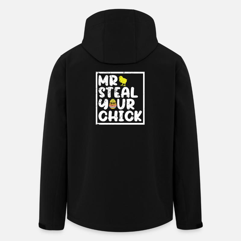 Mr. Steal Your Chick - Recycelte Männer Softshell-Jacke von Stanley/Stella - Schwarz