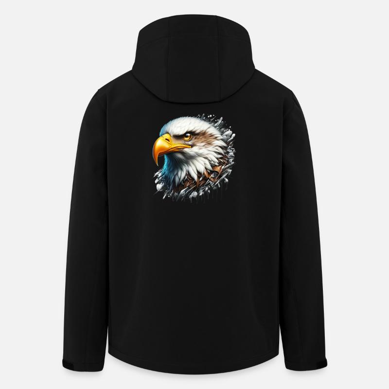 Eagle - Men’s Recycled Softshell Jacket by Stanley/Stella - black