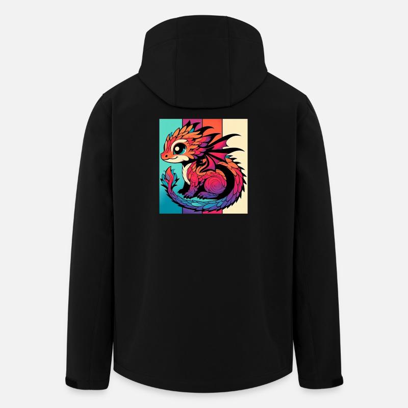 Dragon - Men’s Recycled Softshell Jacket by Stanley/Stella - black