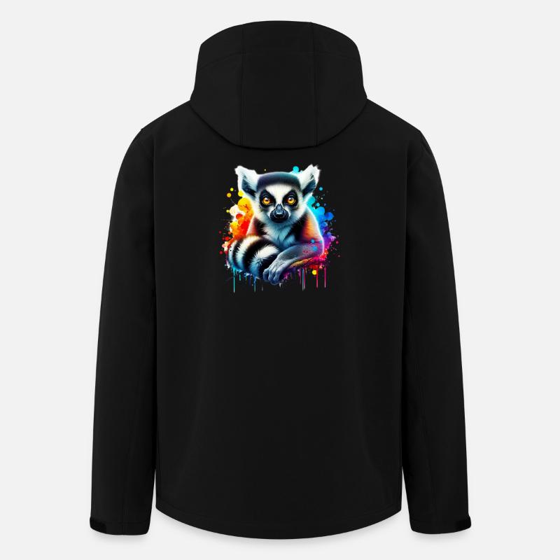Lemur - Recycelte Männer Softshell-Jacke von Stanley/Stella - Schwarz