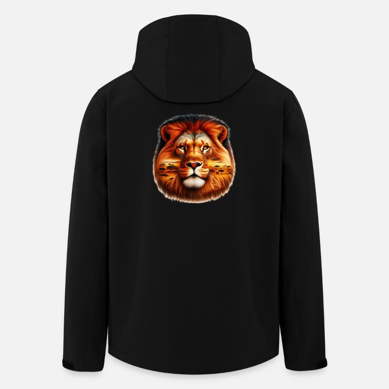 Lion - Men’s Recycled Softshell Jacket by Stanley/Stella - black