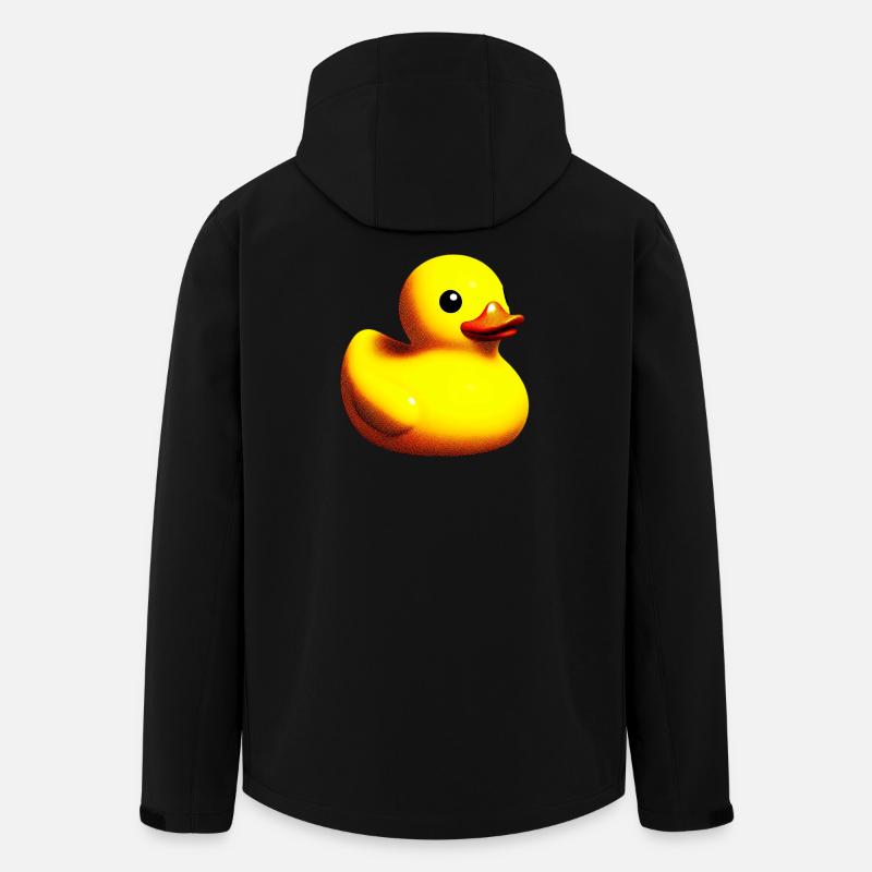 Duckling Duck Duck Duck - Men’s Recycled Softshell Jacket by Stanley/Stella - black