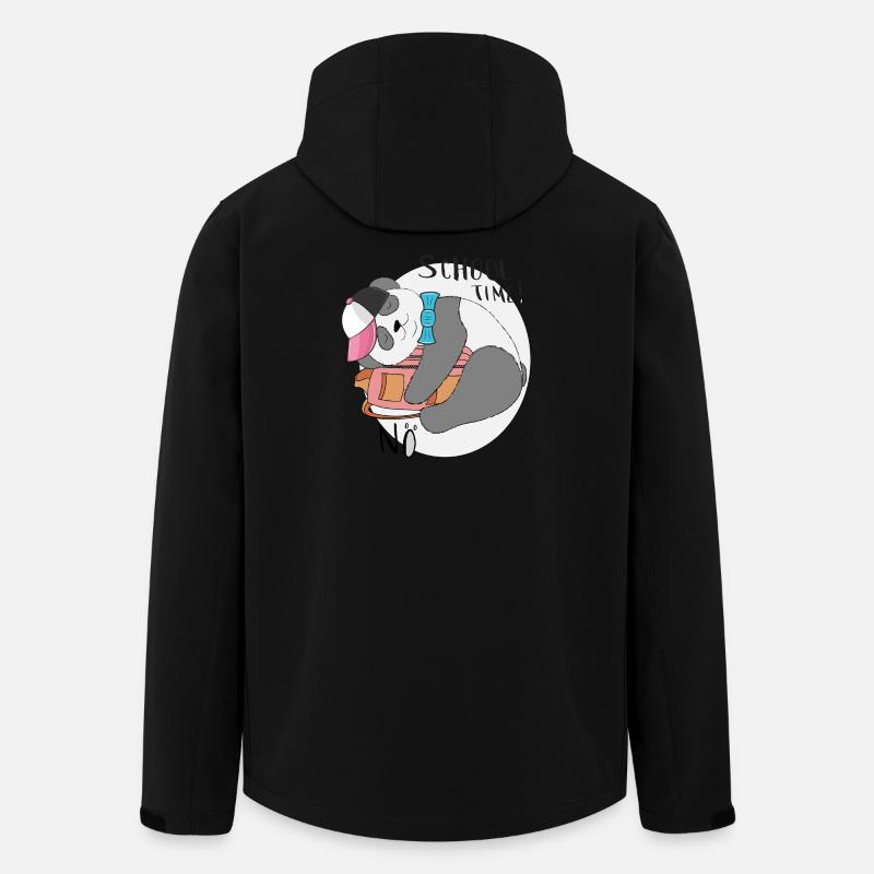 Schooltime Kita Schulkind - Recycelte Männer Softshell-Jacke von Stanley/Stella - Schwarz