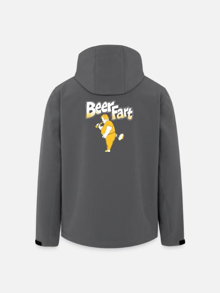 Pet de bière - Veste softshell homme en polyester recyclé Stanley/Stella - noir