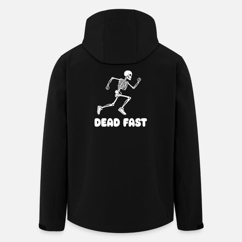 Skeleton Sprint Dead Fast - Men’s Recycled Softshell Jacket by Stanley/Stella - black