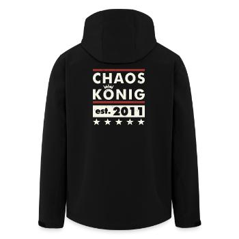 15. Geburtstatg Jungen Chaos König est. 2011 - Recycelte Männer Softshell-Jacke von Stanley/Stella - Schwarz - Hinten - AI Model Male 185 light (185cm)
