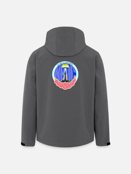 Eul jour d'l'indépendance - Veste softshell homme en polyester recyclé Stanley/Stella - noir