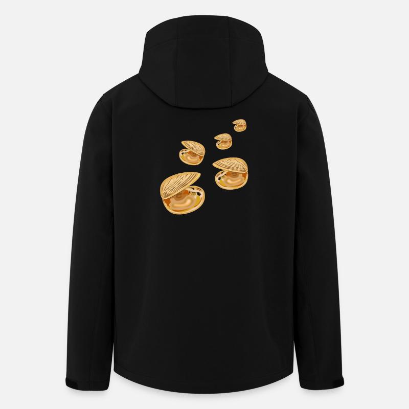 Decorative Shells - Men’s Recycled Softshell Jacket by Stanley/Stella - black