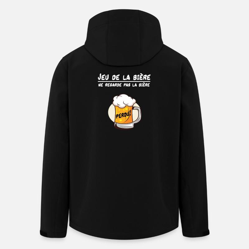 Das Bierspiel - Recycelte Männer Softshell-Jacke von Stanley/Stella - Schwarz