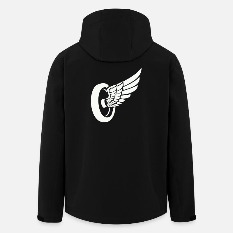 Reifen Flügel - Recycelte Männer Softshell-Jacke von Stanley/Stella - Schwarz