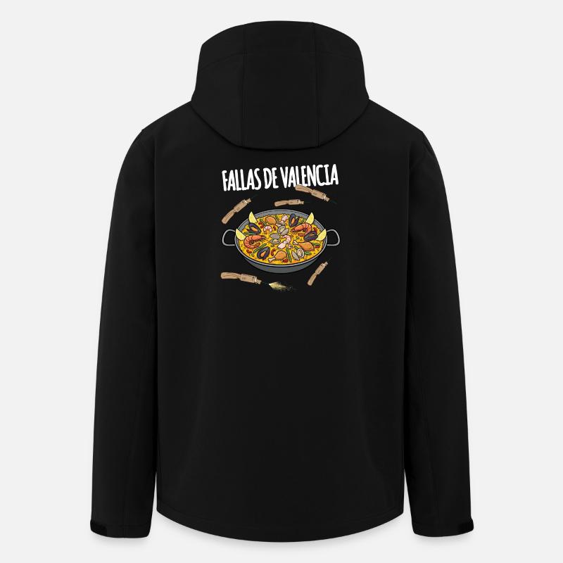 Fallas De Valencia Paella - Recycelte Männer Softshell-Jacke von Stanley/Stella - Schwarz