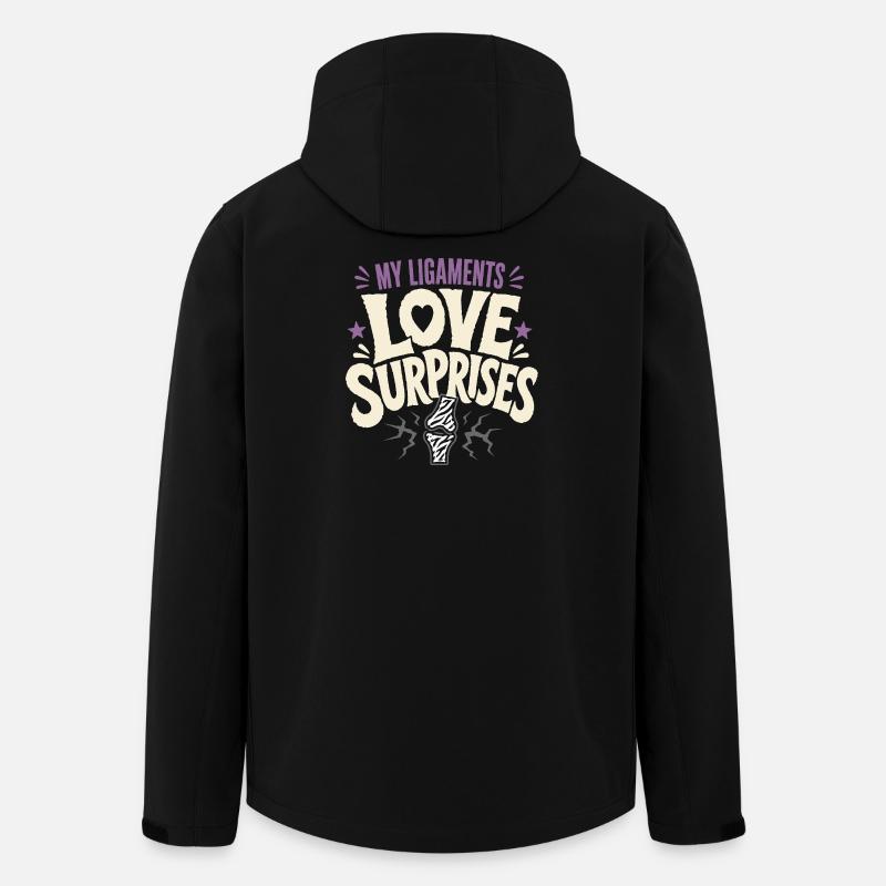 Eds Conscience Ehlers-danlos Guerrier Zèbre - Veste softshell homme en polyester recyclé Stanley/Stella - noir