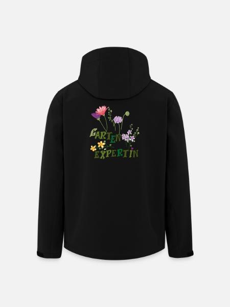 Gartenexpertin - Recycelte Männer Softshell-Jacke von Stanley/Stella - Schwarz